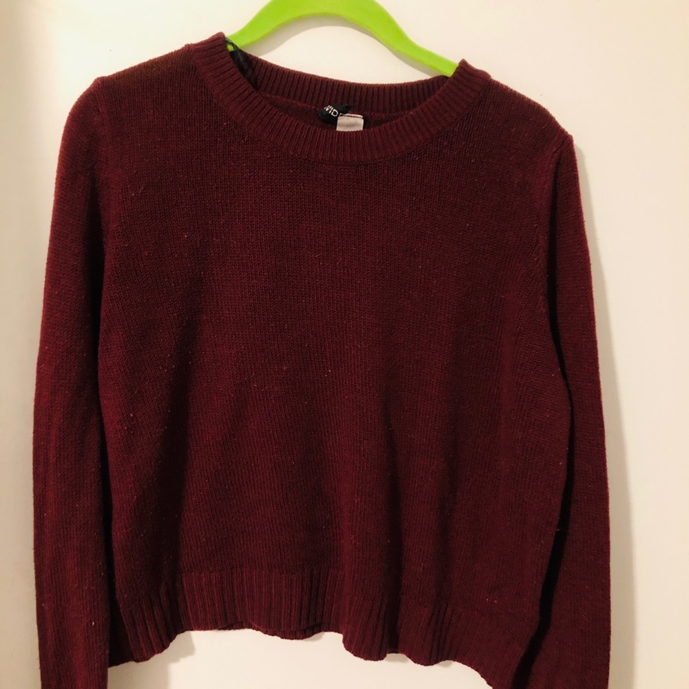 Divided H&M Burgundy Blouse